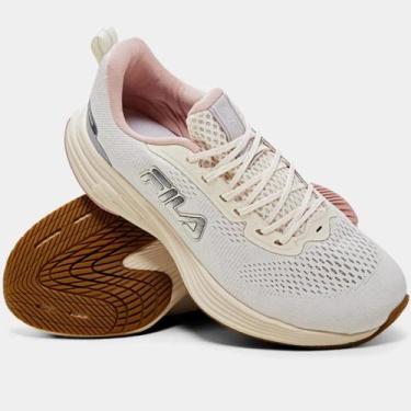 Imagem de Tênis Fila Stride Feminino - Bege e Cinza, 36