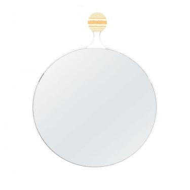 Imagem de Espelho Decorativo Twiza Branco 50 Cm