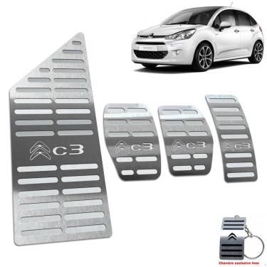 Imagem de Pedaleira Manual + Descanso Citroen C3 2013 2020 Inox