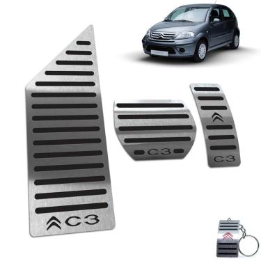 Imagem de Descanso + Pedaleira Automático Citroen C3 2003 A 2012 Preto