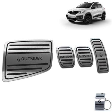 Imagem de Descanso + Pedaleira Manual Kwid Outsider Preto