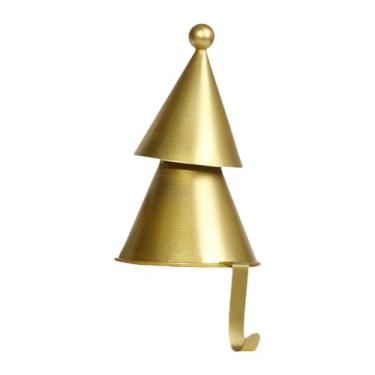 Imagem de predolo Suporte para meias de Natal, decoração de Natal, versátil, portátil, suporte para lareira, gancho para pendurar meias, prateleira para escada de, Ouro