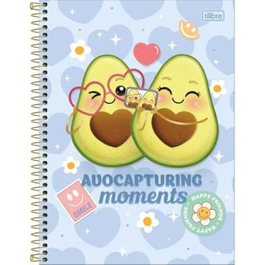 Imagem de Tilibra - Caderno Espiral Capa Dura Universitário 1 Matéria Abacute 80 Folhas - Avocapturing Moments - Azul