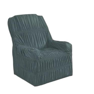 Imagem de Capa de Sofá para Poltrona de 1Lugar Avulsa em Malha Gel/Helanca Elasticada (Cinza)