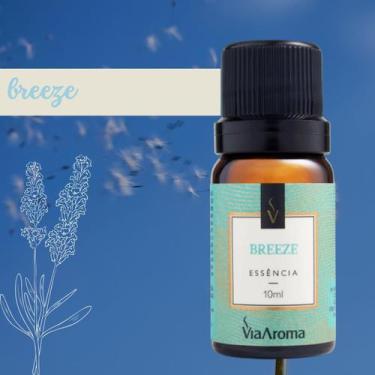 Imagem de Essência Aromática Breeze Via Aroma 10ml Perfume Sofisticado Casa Escr