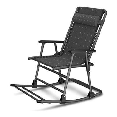 Imagem de Lounge de pátio, lounge de praia ao ar livre, balanço de jardim com apoio de cabeça ergonômico com peso máximo de 160 kg