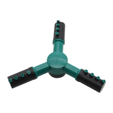 Imagem de XMGKMN Aspersores de jardim duráveis pulverizadores de água automáticos rotativos 3 bicos sistema de irrigação de gramado irrigação 20 peças