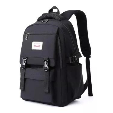 Imagem de Mochila escolar Imprable Youth 40L impermeável preta