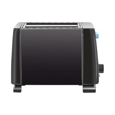 Imagem de KiBcsLic Torradeira de pão, máquina de fazer pão, utensílios de cozinha, sanduicheira doméstica de 650 W, máquina de café da manhã para torrar pães e bagels