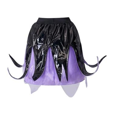 Imagem de kowaku Fantasia de polvo feminina, traje de Halloween, vestido de balé, saia tutu para baile de máscaras, aniversário, carnaval, palco, show, S