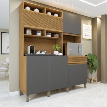 Imagem de Armário de Cozinha 5 Portas 1 Gaveta Canastra - Valdemóveis