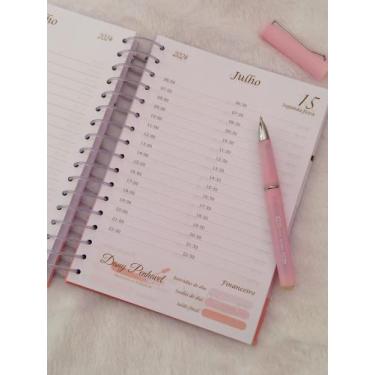 Imagem de Agenda 2024 com horários - Produto artesanal