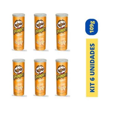 Imagem de Pringles Batata Kit c/ 6 un. - Kellogg, Sabor Queijo