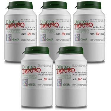 Imagem de Kit 5X Dilatex Impuro - 120 Cápsulas - Power Supplements-Masculino