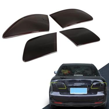 Imagem de Luz traseira para Mazda 6, tampa da luz traseira do carro, cúpula, abajur compatível com Mazda 6 2014-2015, tampa da lâmpada traseira de freio de corrida reversa, capa de luz traseira de lente fumada,