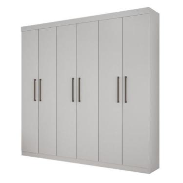 Imagem de Guarda Roupa 6 Portas Ubatuba Valverde - Móveis Valverde, Neve