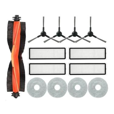 Imagem de Compatible With Xiaomi Robot Vacuum S20+ Plus B108GL/ S10+ Plus B105 Parts Main Roller Side Brush Hepa Filter Mop Cloth Accessories(Light Grey)