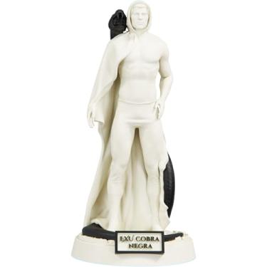 Imagem de Estátua Exu Cobra Negra Imagem Umbanda Candomblé (Cor Aurora Noctis)