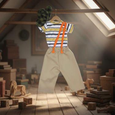 Imagem de Fantasia Infantil Chaves Turma Do Chaves C/ Chapéu - Pequenos Encantos