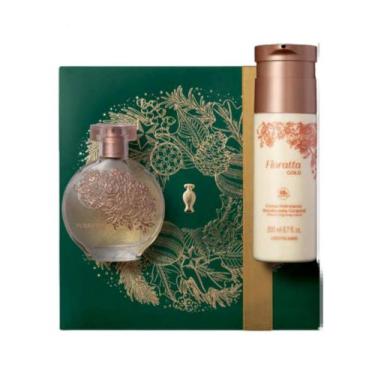 Imagem de Kit natal 2025 Floratta Gold desodorante colônia 75ml - OBoticário