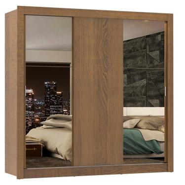 Imagem de Guarda Roupa Casal Lyon Rustic 3 Portas de Correr Madesa