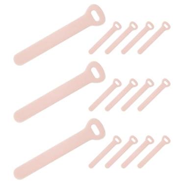 Imagem de PATIKIL 15 peças de puxador de zíper de couro, 6,6 cm de substituição, extrator de zíper, mochila, deslizantes de bagagem, malas, bolsas, carteiras, jaquetas, casacos, abas de puxar, rosa