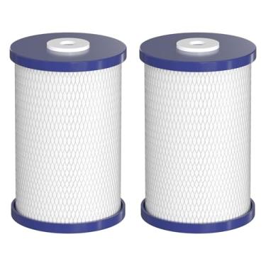 Imagem de Filtros de água de carbono ativado com casca de coco de 0,5 mícron compatíveis com sistemas de filtro de água Royal Prestige Frescapure 4000, 4500, 5000, 6000 CT, 6000 UC, WF0705, vida útil de 750 GPD