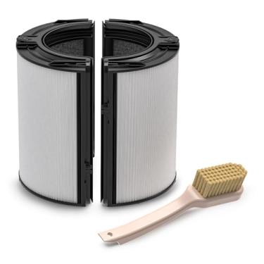 Imagem de 360° Combo 2 em 1 HEPA + substituição de filtro de purificador de ar de carbono para Dyson HP10 HP07 TP10 TP09 TP07 TP06 TP04 TP4A HP04 HP06 HP09 HP4B PH01 PH02 PH03 PH04 PH3A DP04 Pure Humidificação