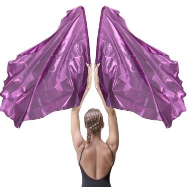 Imagem de Bandeiras de igreja de louvor para adoração com dança, mastros telescópicos com bandeiras para adoração, bandeiras de dança dupla, bandeiras de adoração de semicírculo macio de 139,7 cm,