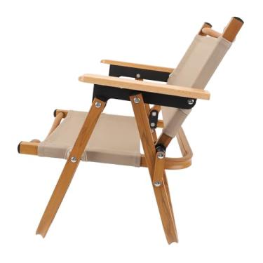 Imagem de Cryfokt Cadeira de Acampamento Infantil Portátil de Liga de Alumínio Com Grãos de Madeira para Aventuras Ao Ar Livre Com Menos de 6 Anos de Idade, Design Dobrável para Viagens, Acampamento, Jardim,