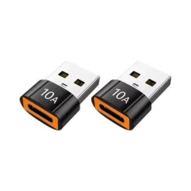 Imagem de Adaptador USB-C Para USB Fêmea 10A De Carregamento Rápido OTG Para Mac