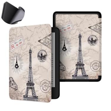 Imagem de Yzlvigrous Capa para Kindle Paperwhite 12th/Colorsoft Signature Edition 1ª Geração 2024, Tampa Traseira de TPU Macia de 7 Polegadas com Sono/despertar Automático, Modelo: SA59CP/SA569P/SA568B
