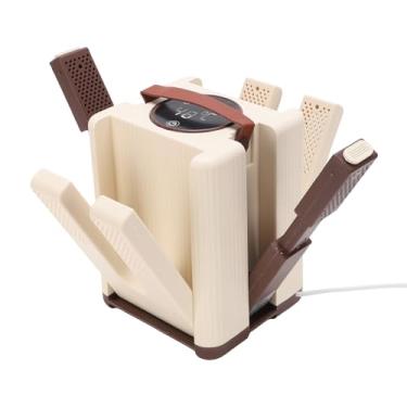 Imagem de Luocute Secador de Sapatos, Aquecimento de 360 ​​graus, Secagem Rápida, Temporizador Ajustável de até 120 Minutos, Design de 6 Braços Com Calor Distribuído Uniformemente para Tênis, Botas, (Plugue