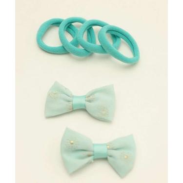 Imagem de Kit 6 Peças Presilhas E Elásticos De Cabelo Infantil M-87464 - MARISA,