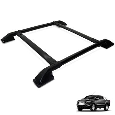 Imagem de Rack De Teto Bagageiro Ranger 2013 a 2023 Preto Tubolar