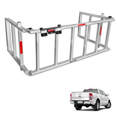 Imagem de Extensor de Caçamba Ranger 2013 a 2026 Rampa Prata