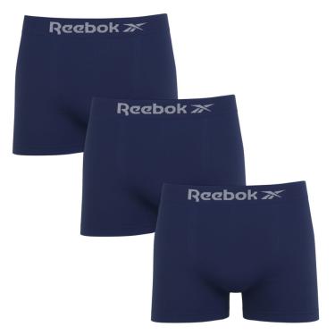 Imagem de Kit 3 Cuecas Boxer Reebok Classic Masculina
