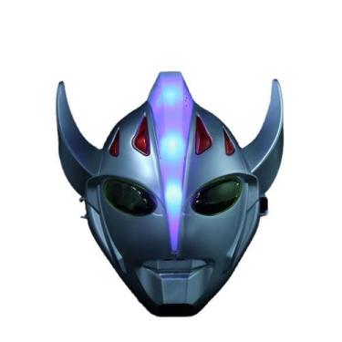 Imagem de Máscara Luminous Ultramans com capa facial completa para crianças de H