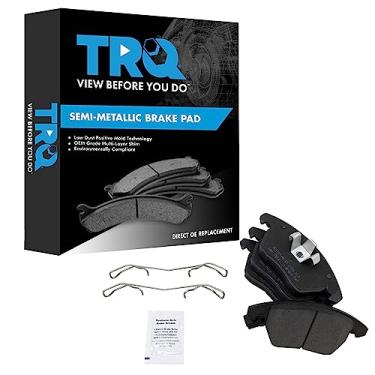 Imagem de TRQ Conjunto de pastilhas de freio dianteiras metálicas para VW CC Eos Jetta GTI Passat Audi A3 TT
