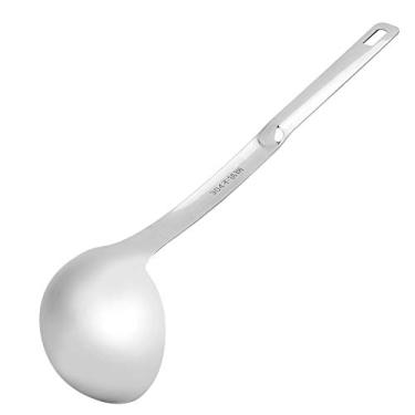 Imagem de ZAWELIYO Colher de Filtro de Concha de Cozinha de Aço Inoxidável para Restaurante Doméstico de Cozinha, Skimmer de Filtro de óleo de Alça Longa para Alimentação Saudável, 12,0 X 3,7 pol.