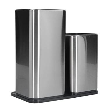 Imagem de Phefop Suporte de Faca 2 Em 1, Aço Inoxidável Com Organizador de Tábua de Corte, Acomoda 12 Facas, Armazenamento de Cozinha Ideal para Chefs Domésticos