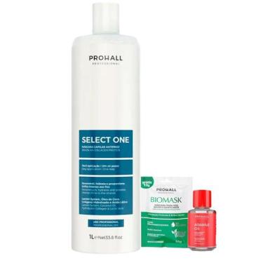 Imagem de Máscara Capilar Prohall Select One Só Passo 1L - Original