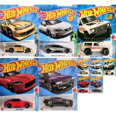Imagem de Hot Wheels Matchbox Nissan 1:64 Scale Bundle Set for Collectors, Enthusiasts, Multicolor