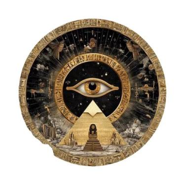 Imagem de Placa De Metal Redonda Vintage Com a Frase 'Tequila Servida Aqui' Para