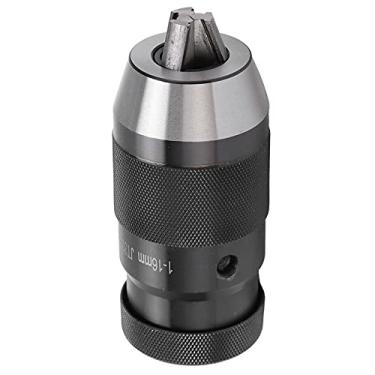 Imagem de YWBL-WH Mandril de Broca Com Aperto Automático, Mandril de Torno Sem Chave, Aço de Alta Velocidade JT33, Faixa de Fixação de 1-16 Mm para Máquina de Perfuração Com Precisão de 0,01 Mm