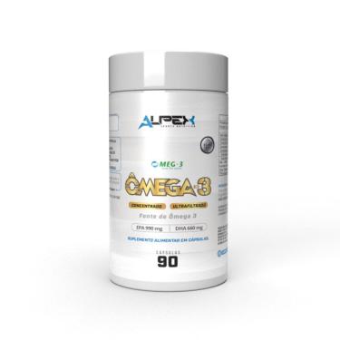 Imagem de Omega 3 Meg3 Concentrado 90 Cápsulas - Alpex Sports Nutriton-Unissex