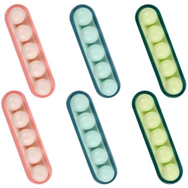 Imagem de LXUEJIE Pacote com 6 organizadores de cabos de mesa, clipes de cabo USB, suporte de cabo de carregamento para carro, escritório, quarto, cabeceira, gerenciamento de fios