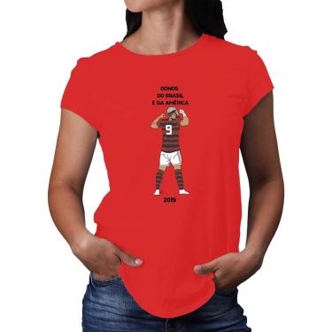 Imagem de Camiseta de Futebol Artilheiro da Nação Rubro-negra Feminina-Feminino