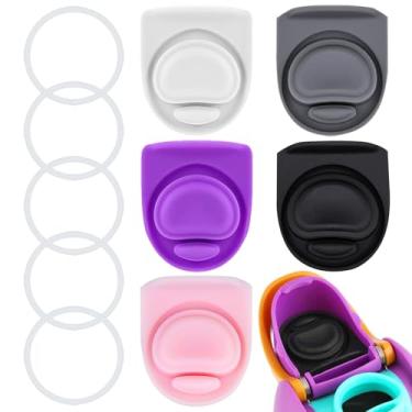Imagem de ZUGHXMS Rolha de substituição e anel de vedação O compatível com Owala FreeSip 680 g, tampa de anéis de vedação superior de garrafa para Owala 16/19/24/32/1,134 g tampa de boca acessórios de peças de