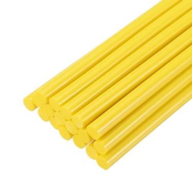 Imagem de PATIKIL Bastões de cola quente para pistola de cola, 20 peças de bastões de cola adesivos coloridos de derretimento a quente a granel para projetos faça você mesmo, decoração de arte de artesanato